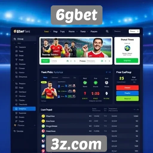 Recentes mudanças na interface do 6gbet